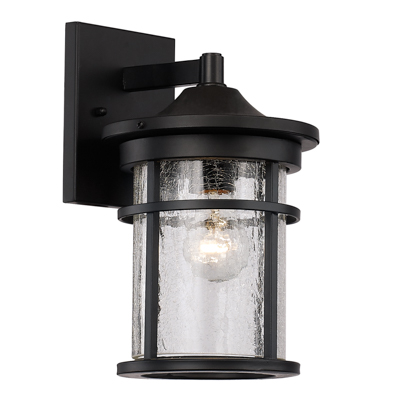 Trans Globe Lighting 40380 BK Avalon 11" Outdoor Black Transitional Wall Lantern